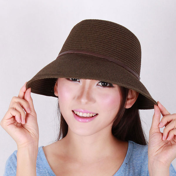 0186 Paper Straw Dome Hat